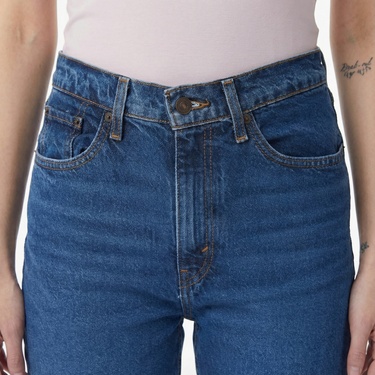  Levi's 80S Mom Jean Tough Cookie Kadın Koyu Mavi Jean
