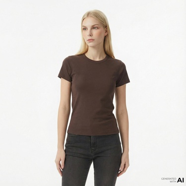  Levi'S Essential Bracken Kadın Kahverengi T-Shirt