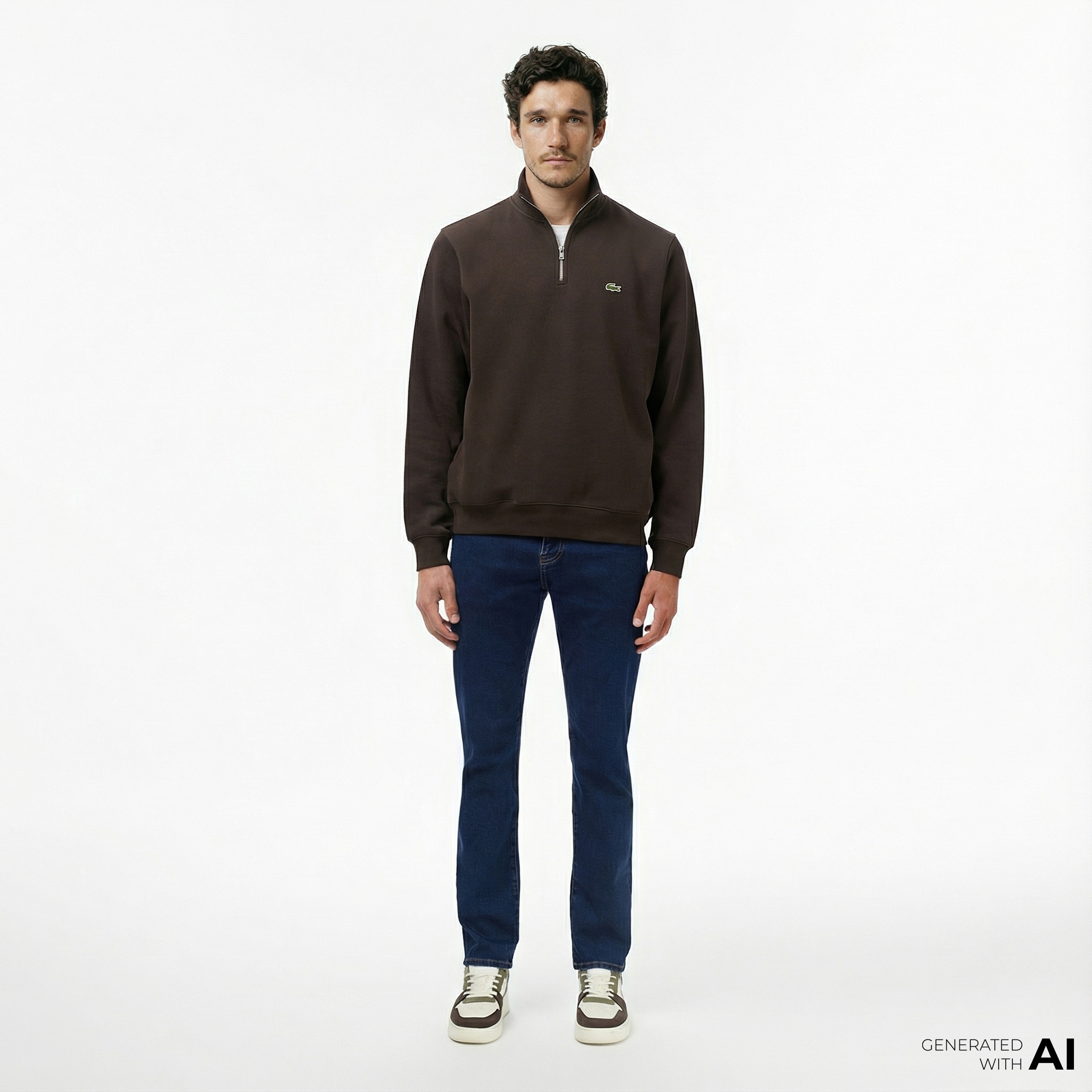 Lacoste Erkek Regular Fit Lacivert Jean Pantolon