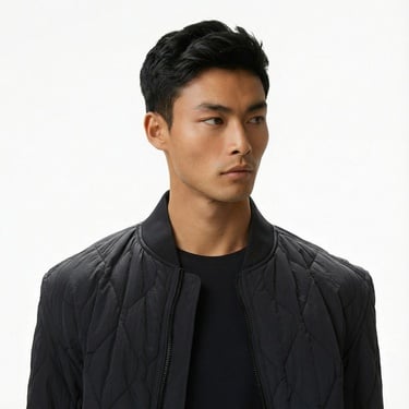  Boss Osnape Erkek Siyah Mont