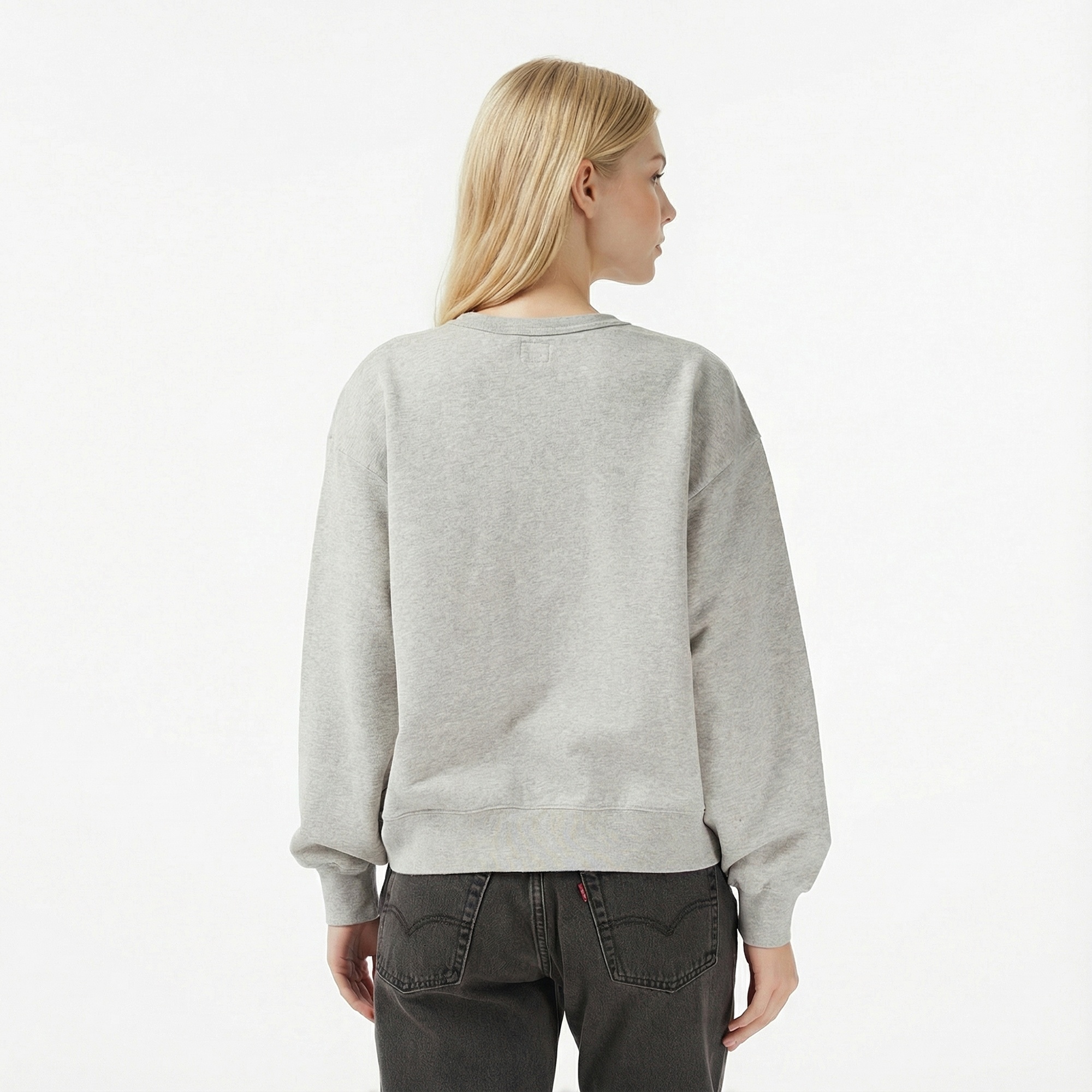 Levi'S Iconic Heritage Kadın Gri Sweatshirt