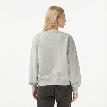 Levi'S Iconic Heritage Kadın Gri Sweatshirt