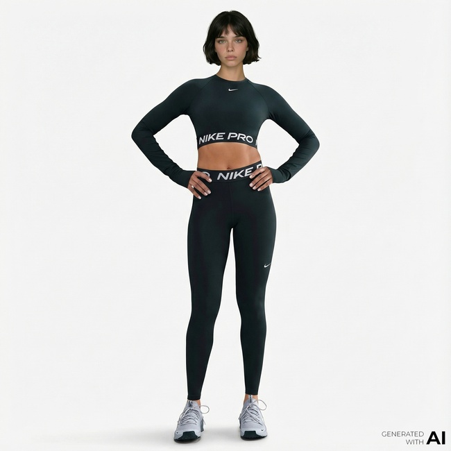  Nike Pro 365 Kadın Yeşil Tayt