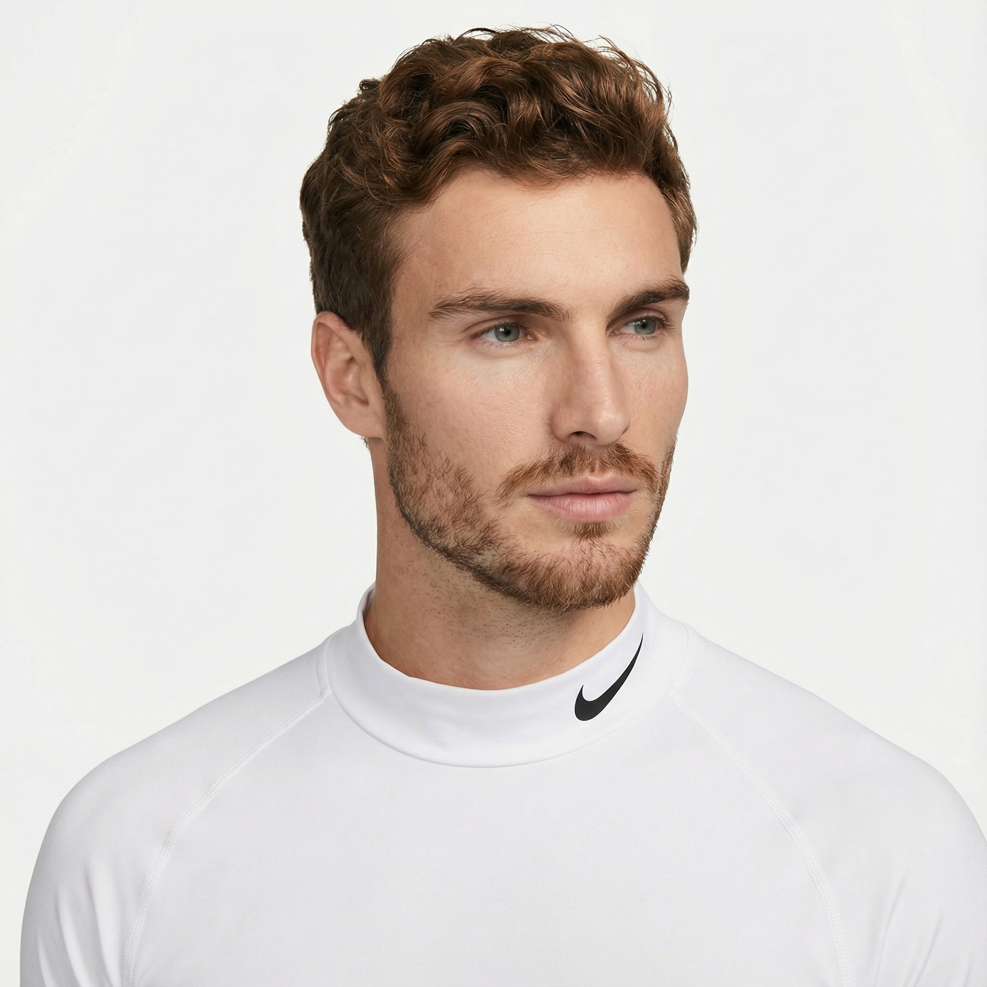 Nike Pro Dri-Fit Erkek Beyaz Uzun Kollu T-Shirt