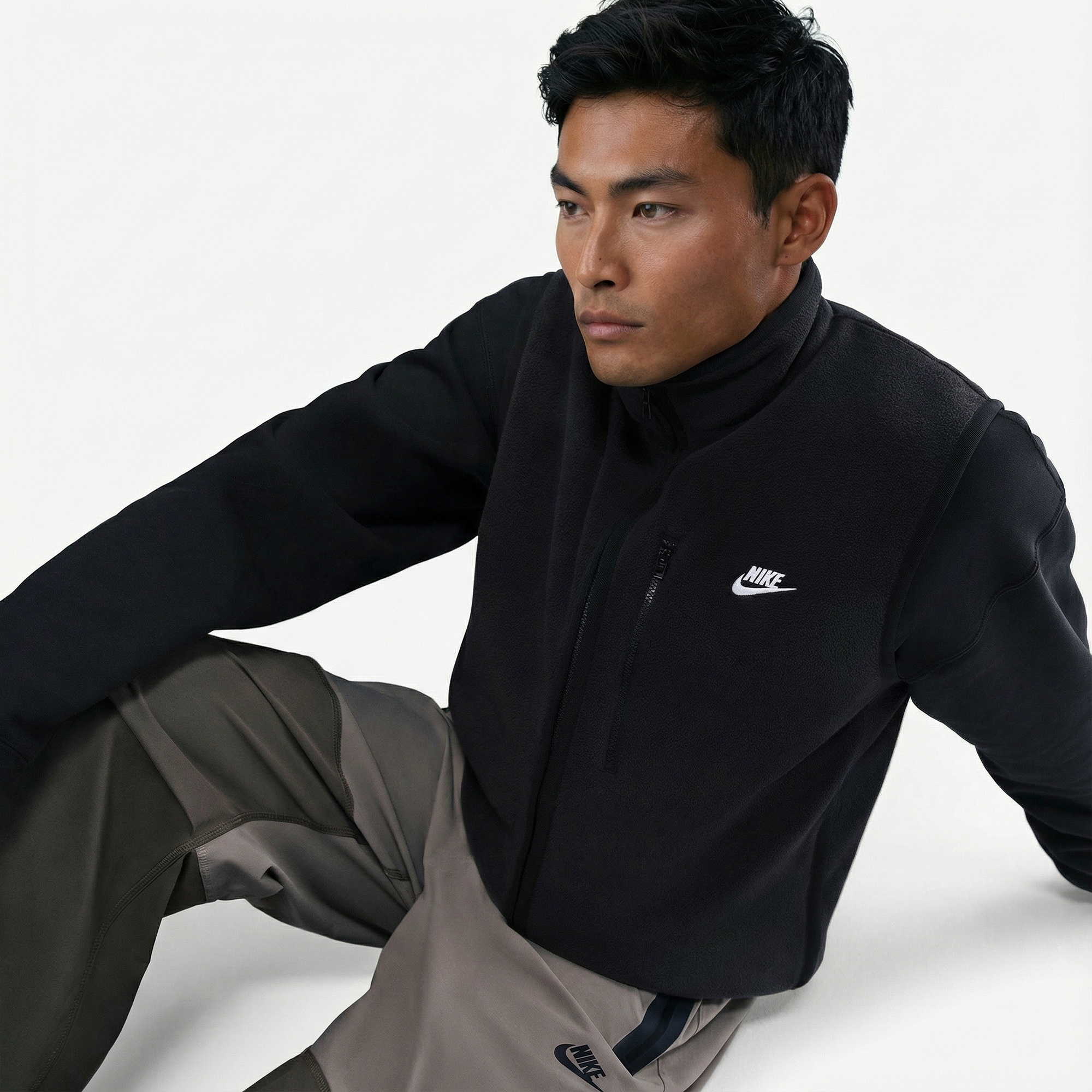 Nike Sportswear Club Winterized Erkek Siyah Yelek