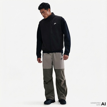  Nike Sportswear Club Winterized Erkek Siyah Yelek