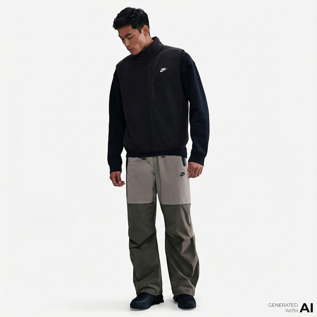  Nike Sportswear Club Winterized Erkek Siyah Yelek