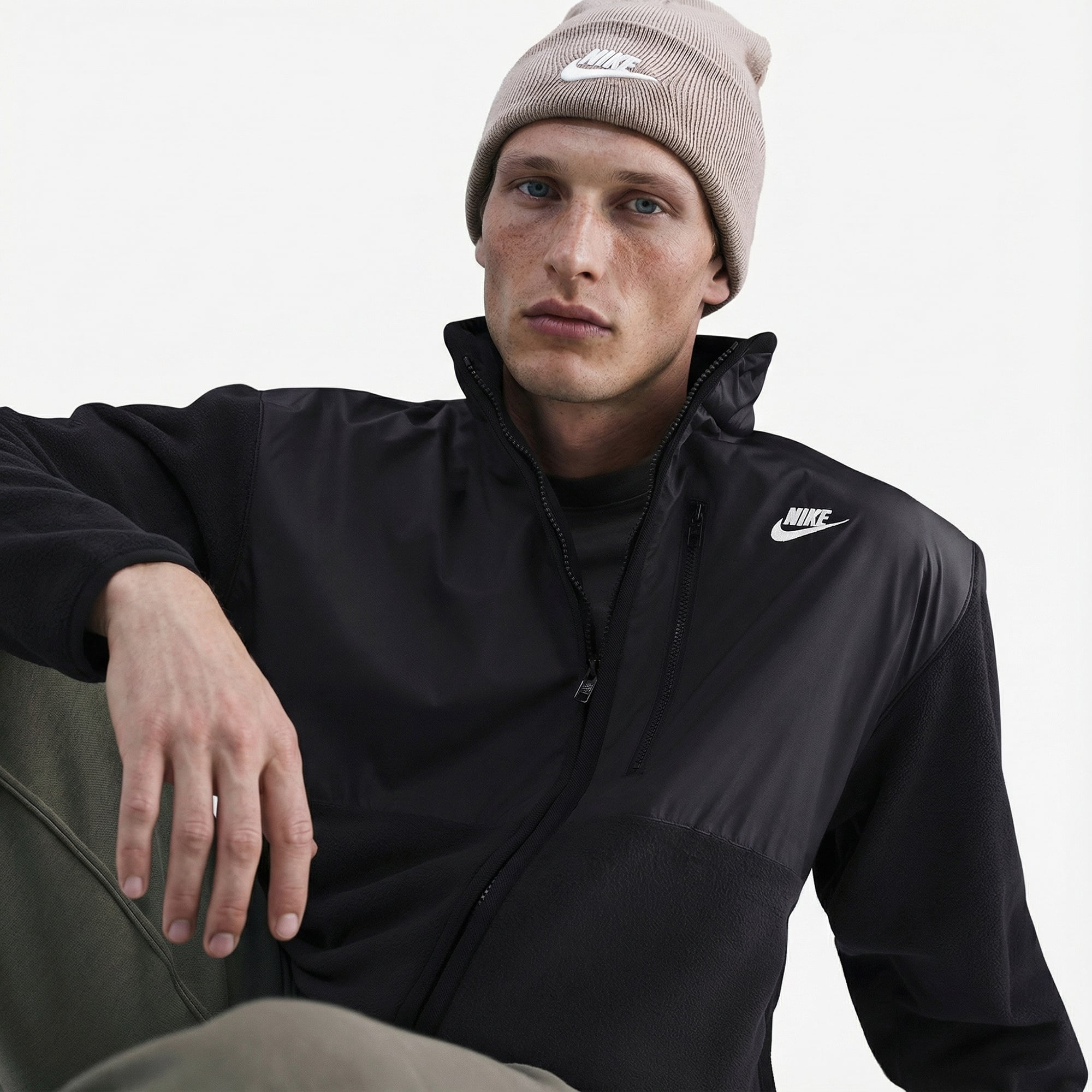 Nike Sportswear Club Winterized Erkek Siyah Ceket