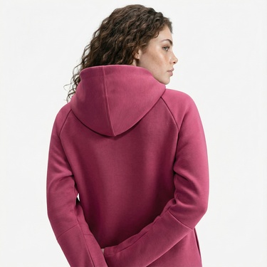  Nike Sportswear Tech Fleece Windrunner Kadın Pembe Eşofman Üstü