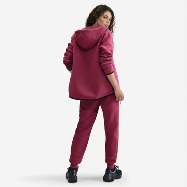  Nike Sportswear Tech Fleece Windrunner Kadın Pembe Eşofman Üstü