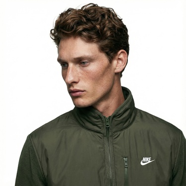  Nike Sportswear Club Winterized Erkek Yeşil Ceket