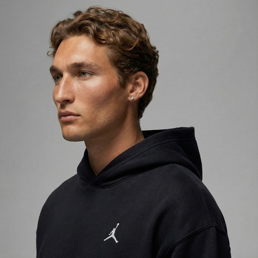  Jordan Brooklyn Fleece Erkek Siyah Sweatshirt