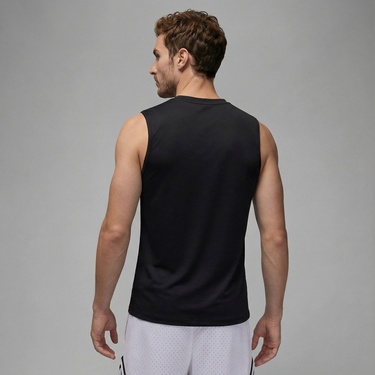  Jordan Dri-Fit Sport Erkek Siyah Kolsuz T-Shirt