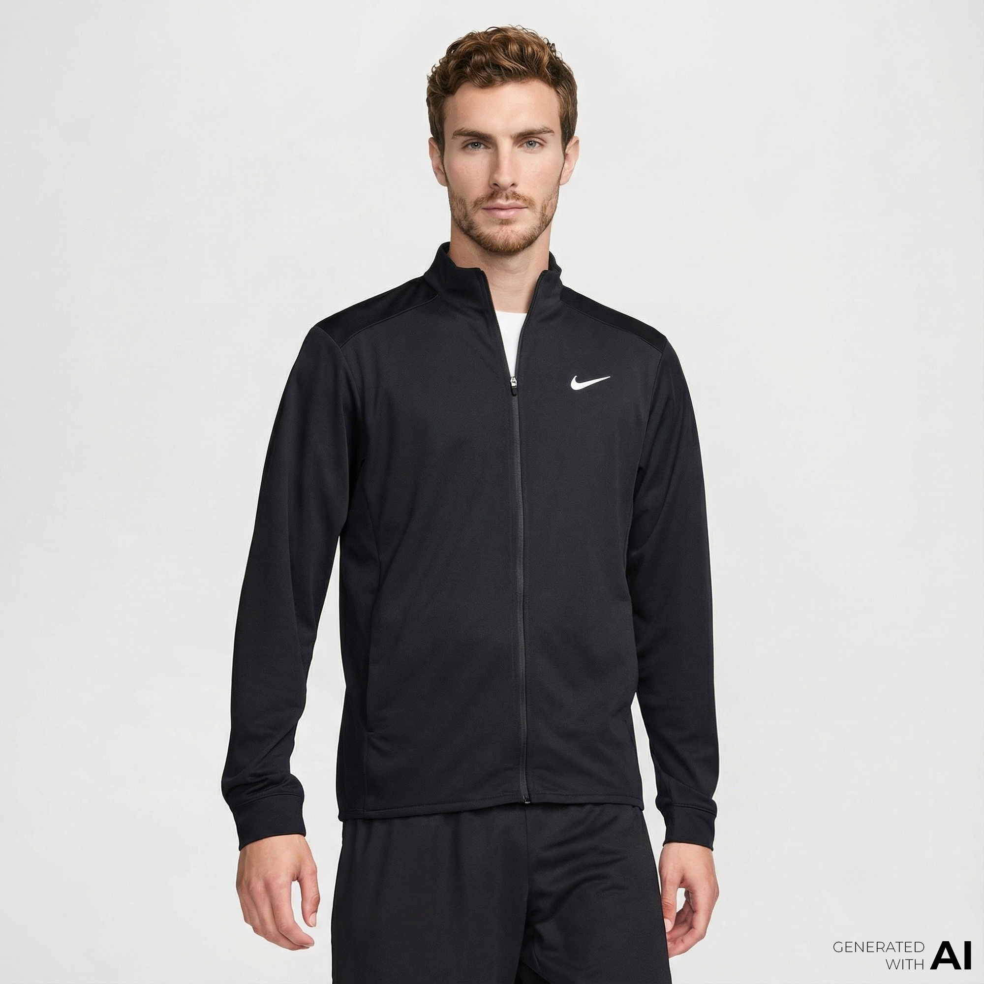 Nike Dri-Fit Totality Knit Erkek Siyah Ceket