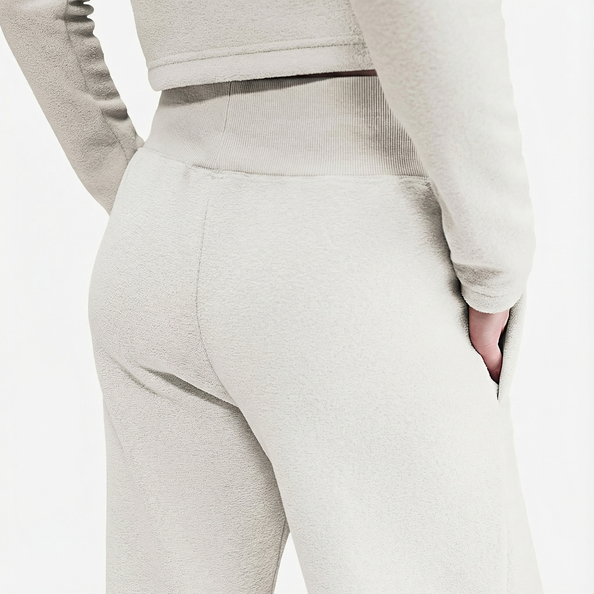 Nike Sportswear Phoenix Plush Kadın Krem Rengi Eşofman Altı