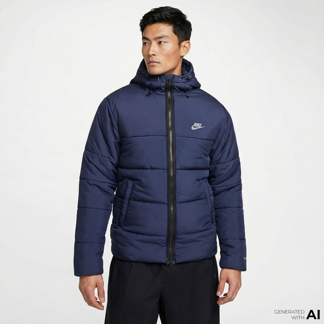  Nike Sportswear Erkek Lacivert Mont