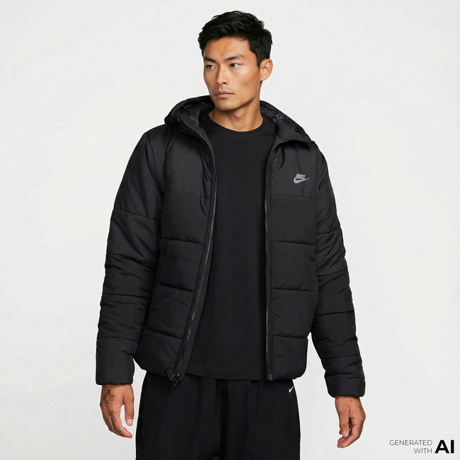  Nike Sportswear Erkek Siyah Mont