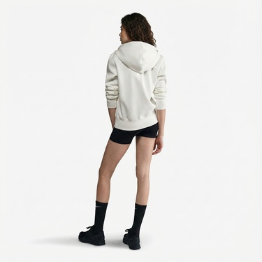  Nike Sportswear Phoenix Fleece Kadın Krem Rengi Kapüşonlu Hoodie