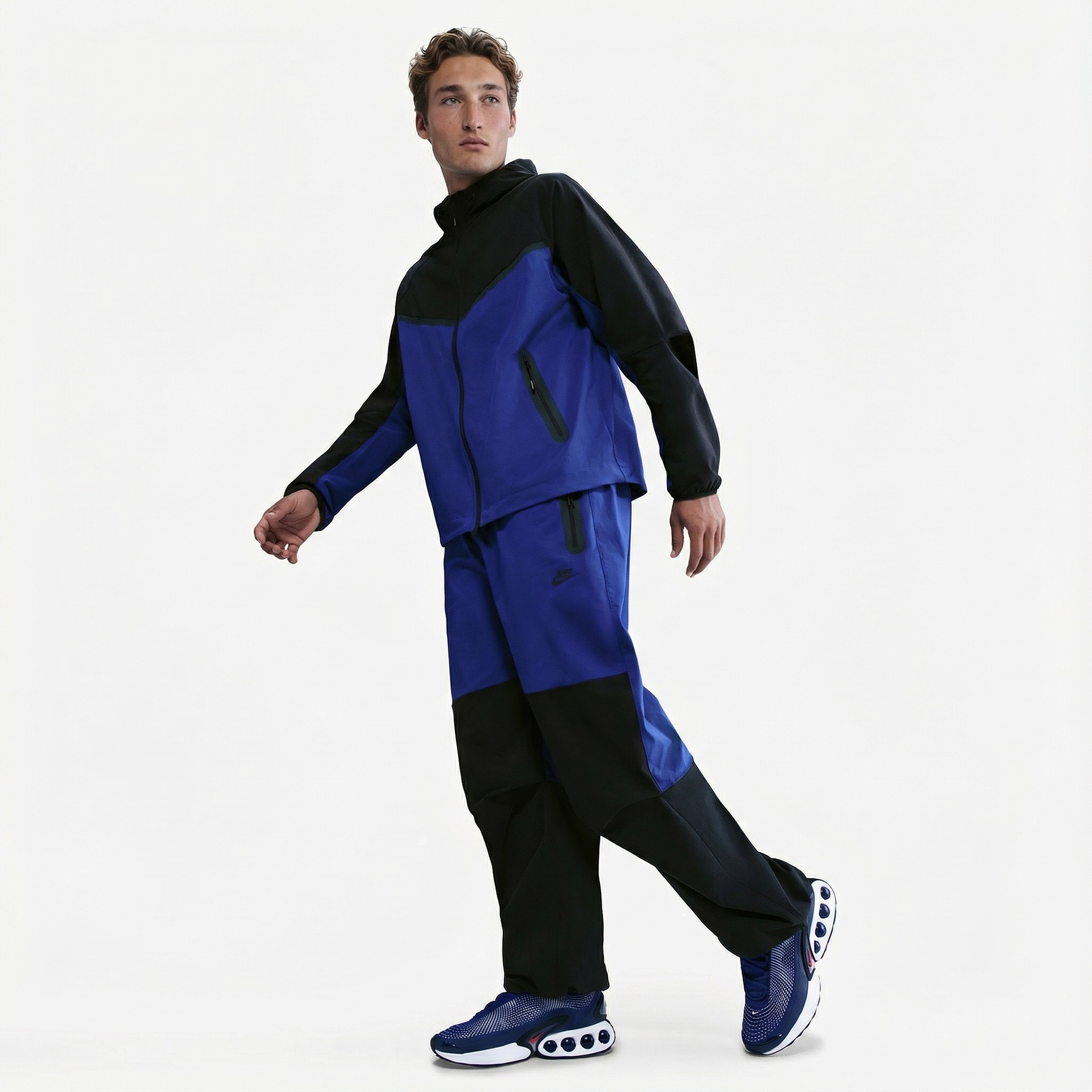 Nike Dri-Fit Tech Woven Erkek Mavi Eşofman Altı