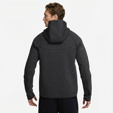  Nike Tech Fleece Erkek Gri Kapüşonlu Hoodie