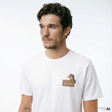  Converse Erkek Beyaz T-Shirt