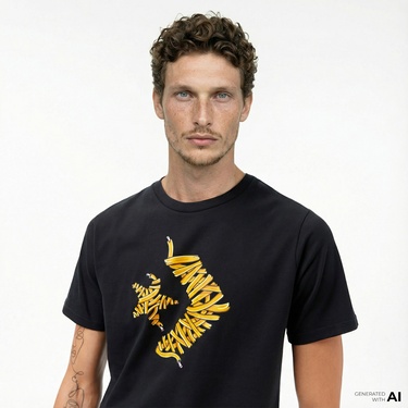  Converse Erkek Siyah T-Shirt