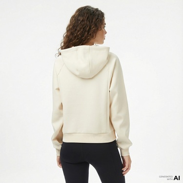  Converse Kadın Krem Sweatshirt