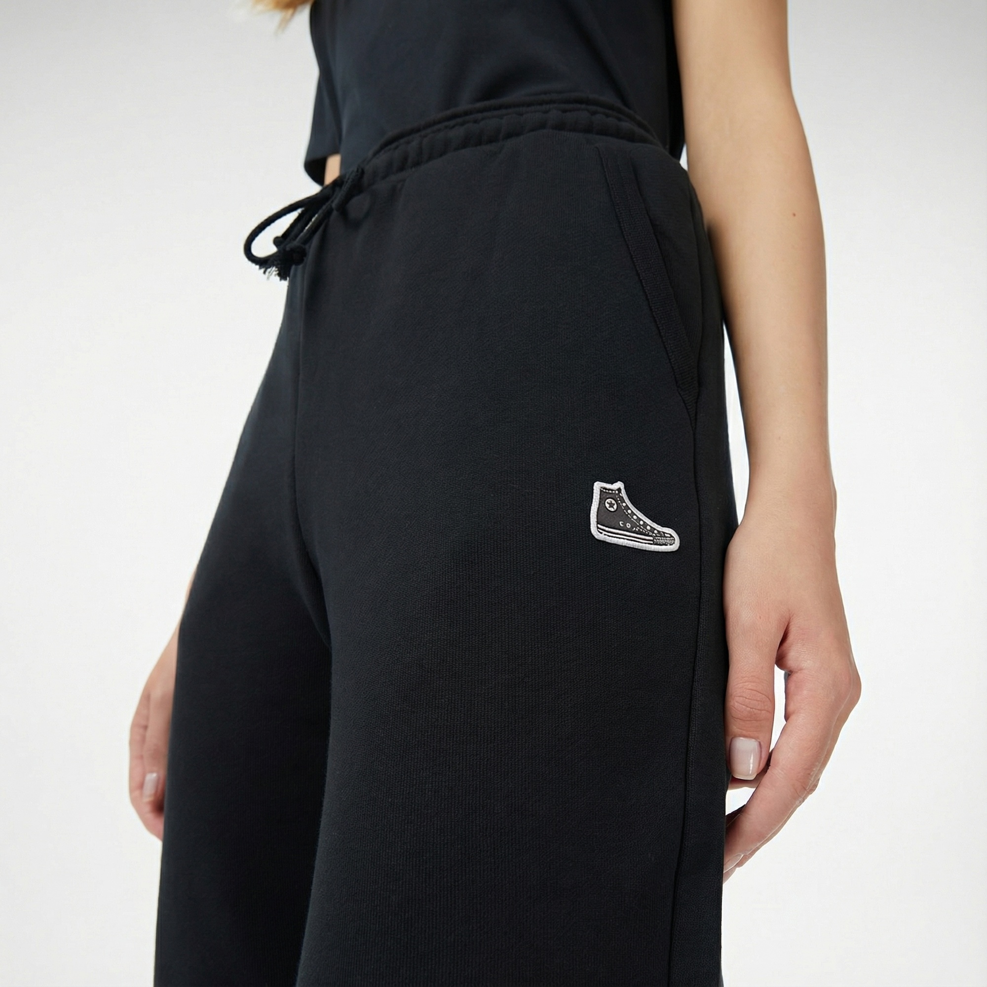 Converse Kadın Siyah Eşofman Altı