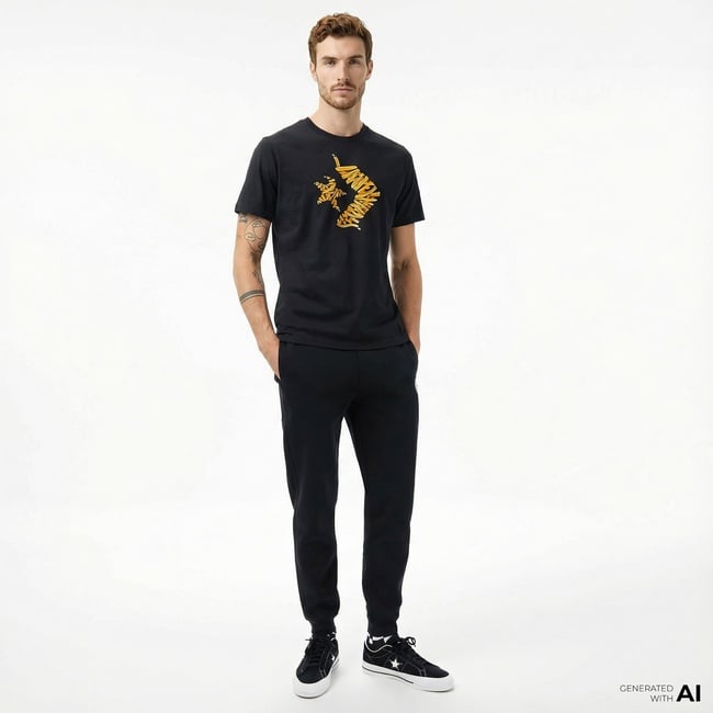  Converse Erkek Siyah Eşofman Altı