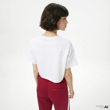  Converse Kadın Beyaz T-Shirt