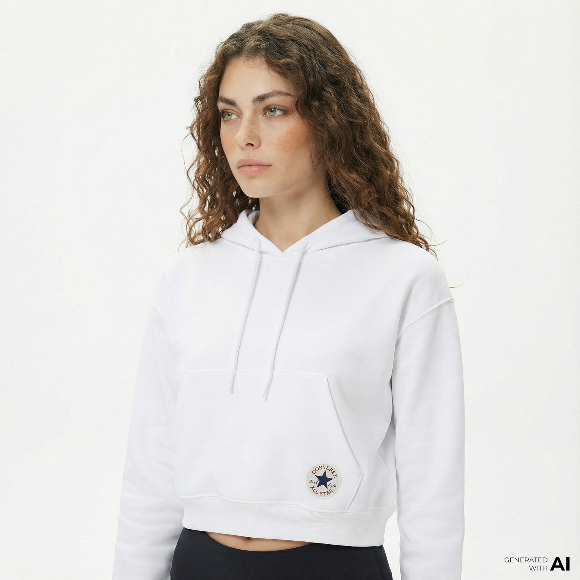 Converse Kadın Siyah Tayt