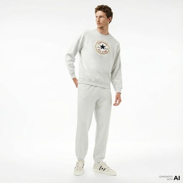  Converse Erkek Gri Sweatshirt