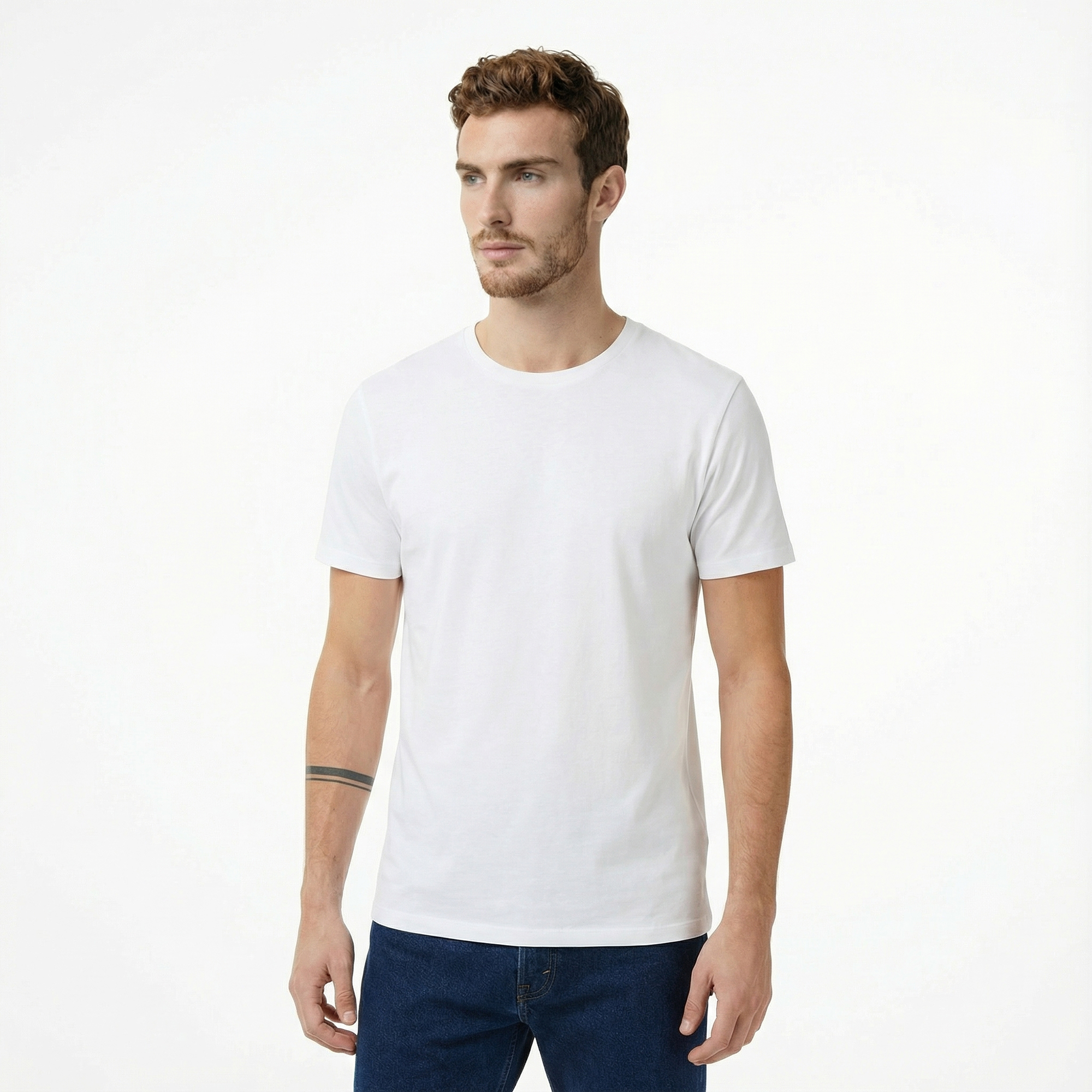 Armani Exchange Erkek Beyaz T-Shirt