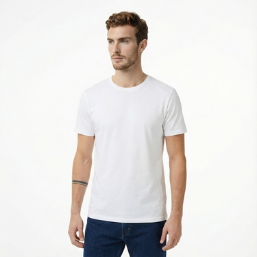  Armani Exchange Erkek Beyaz T-Shirt