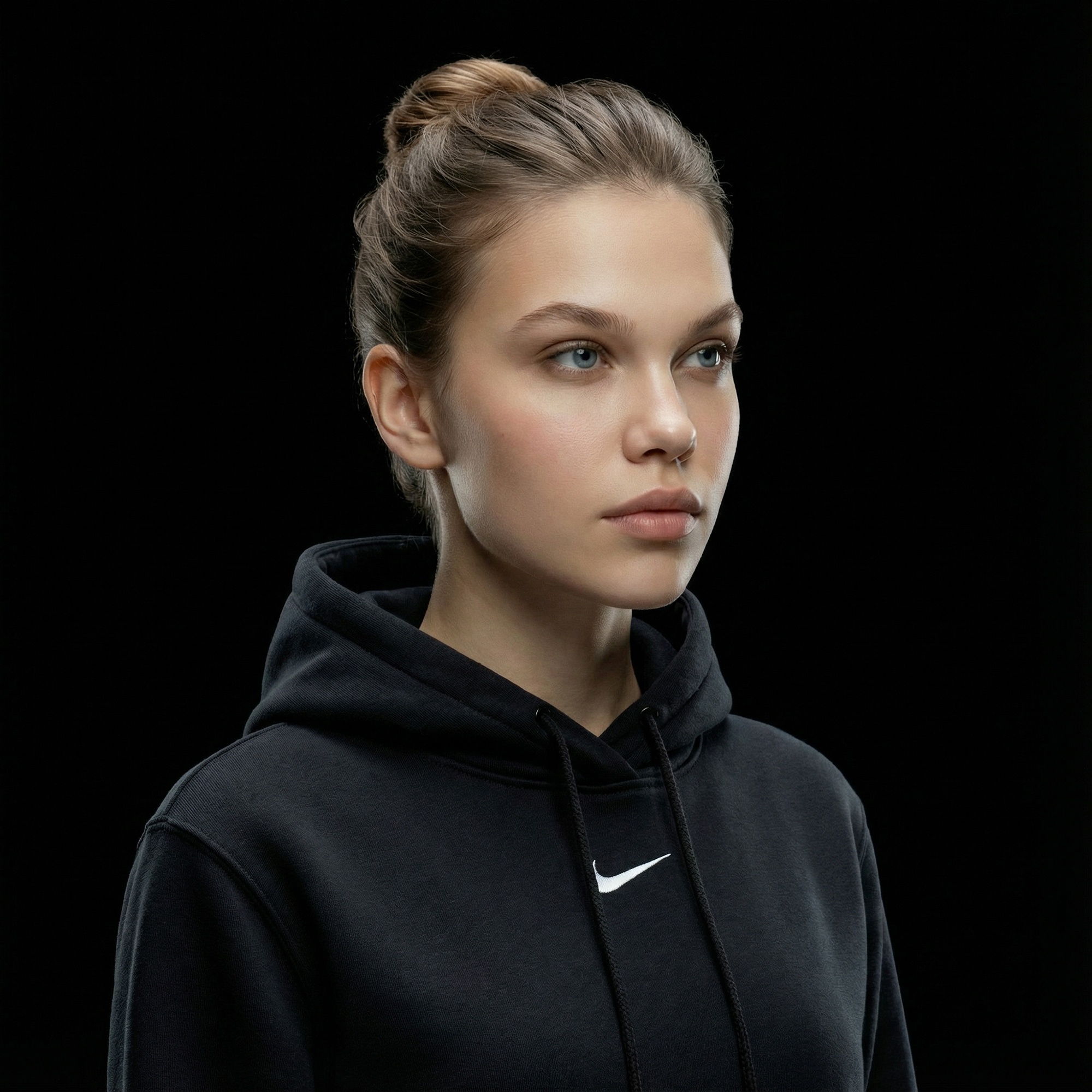 Nike Sportswear Phoenix Fleece Kadın Siyah Kapüşonlu Hoodie
