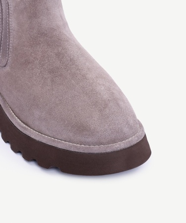  YARGICI Deri Lastikli İçi Kürklü Bot