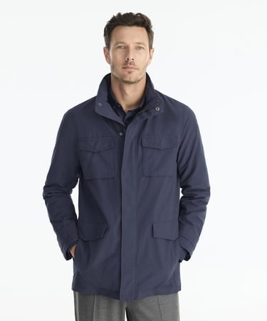  YARGICI Regular Dik Yaka Uzun Kol Yağmurluk