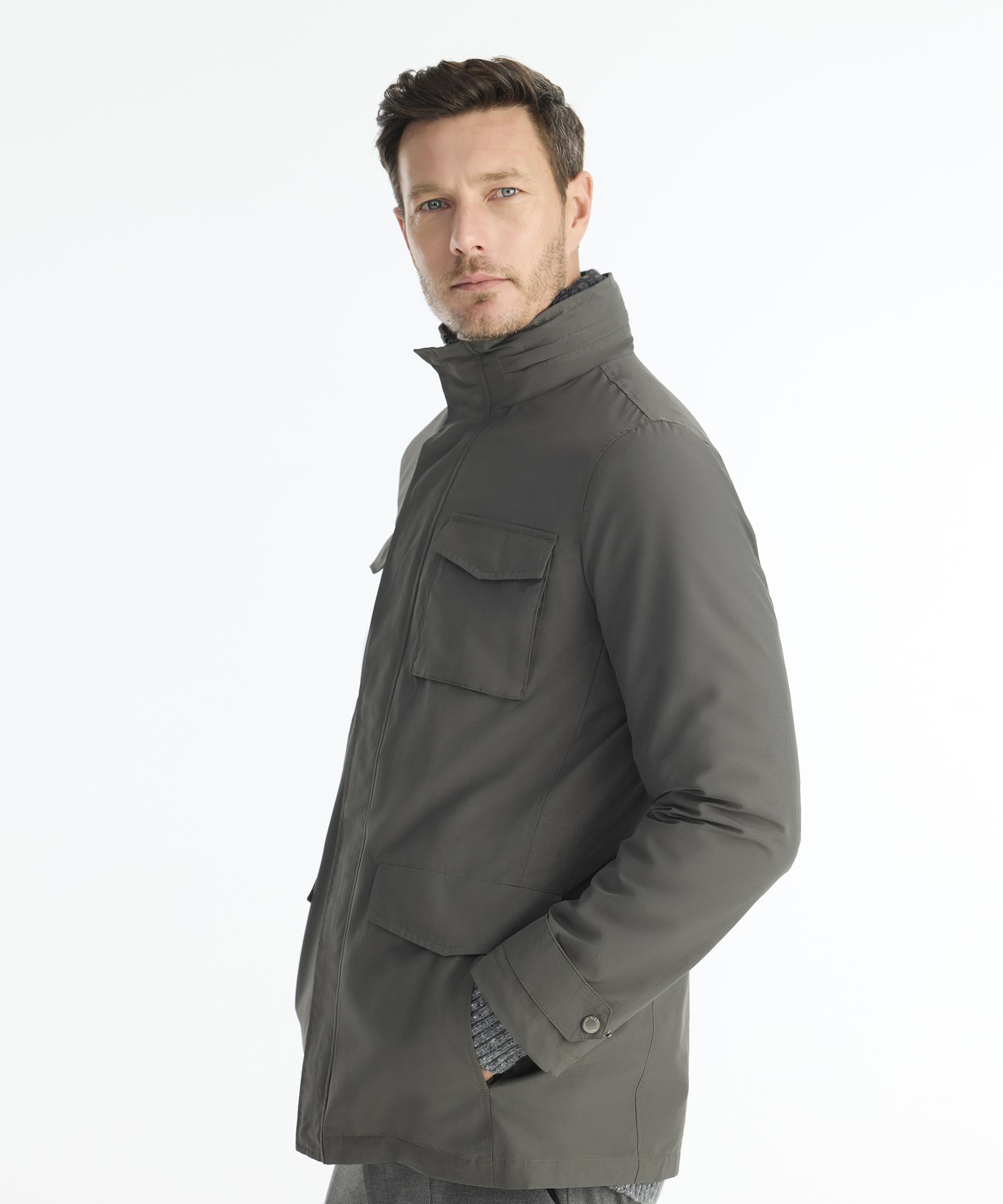 YARGICI Regular Dik Yaka Uzun Kol Yağmurluk