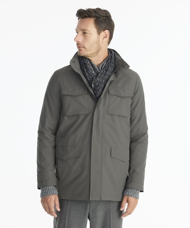  YARGICI Regular Dik Yaka Uzun Kol Yağmurluk