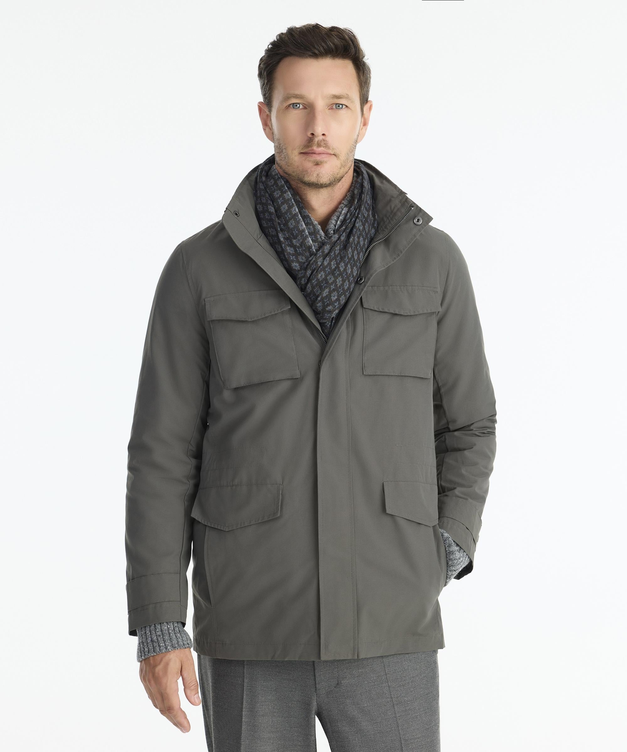  YARGICI Regular Dik Yaka Uzun Kol Yağmurluk