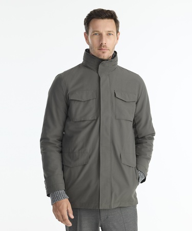  YARGICI Regular Dik Yaka Uzun Kol Yağmurluk