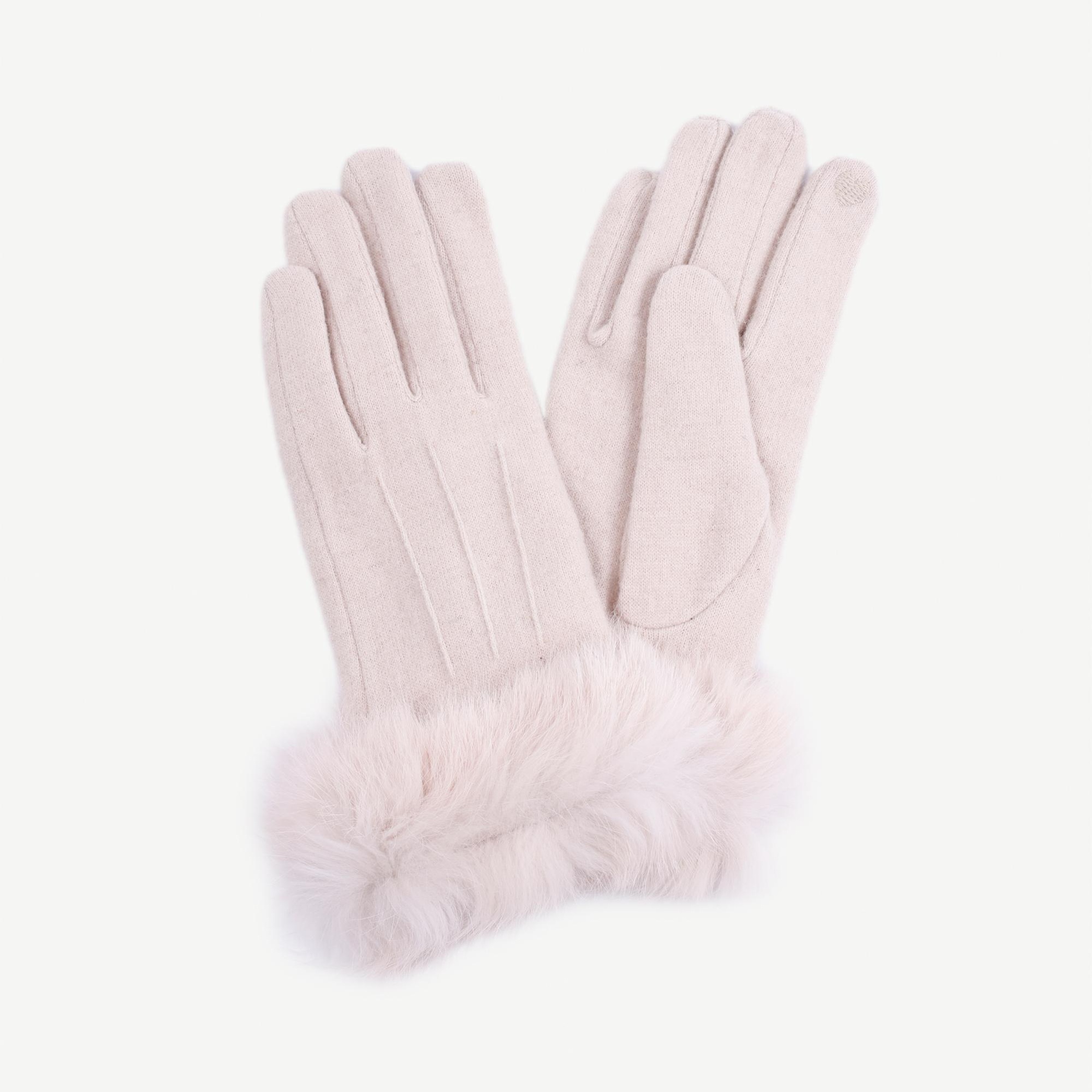 YARGICI Bileği Kürk Detaylı Eldiven