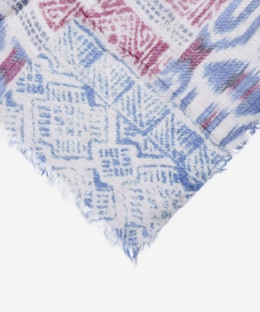  YARGICI Karışık Desenli Yün Şal