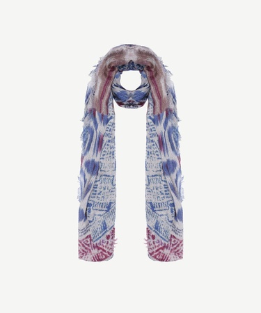  YARGICI Karışık Desenli Yün Şal