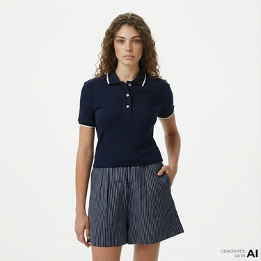  Nautica Kadın Lacivert Polo