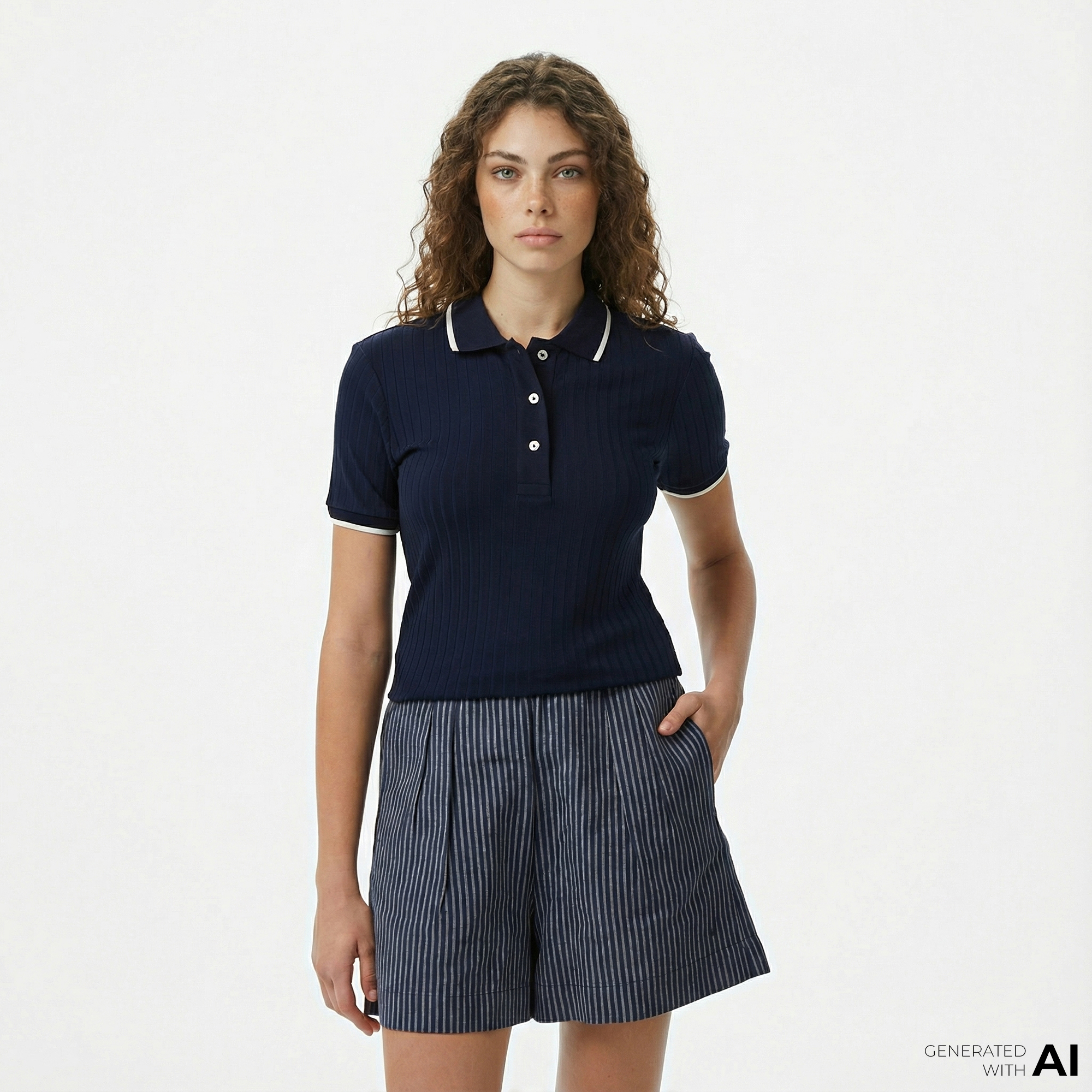  Nautica Kadın Lacivert Polo