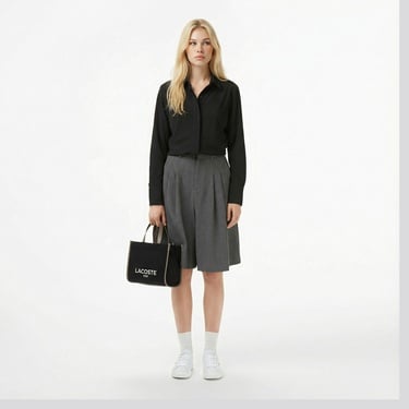  Lacoste Kadın Siyah Gömlek