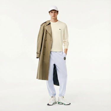  Lacoste Erkek Regular Fit Bisiklet Yaka Beyaz Kazak