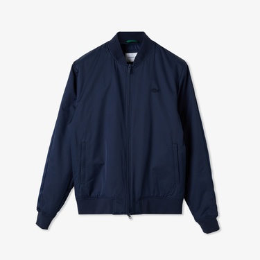  Lacoste Erkek Dik Yaka Lacivert Bomber Ceket