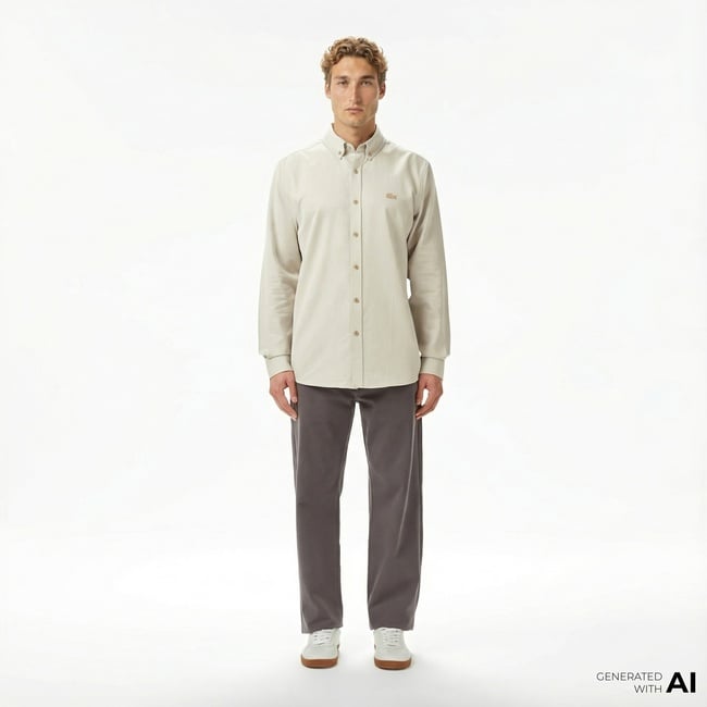  Lacoste Erkek Slim Fit Koyu Gri Pantolon